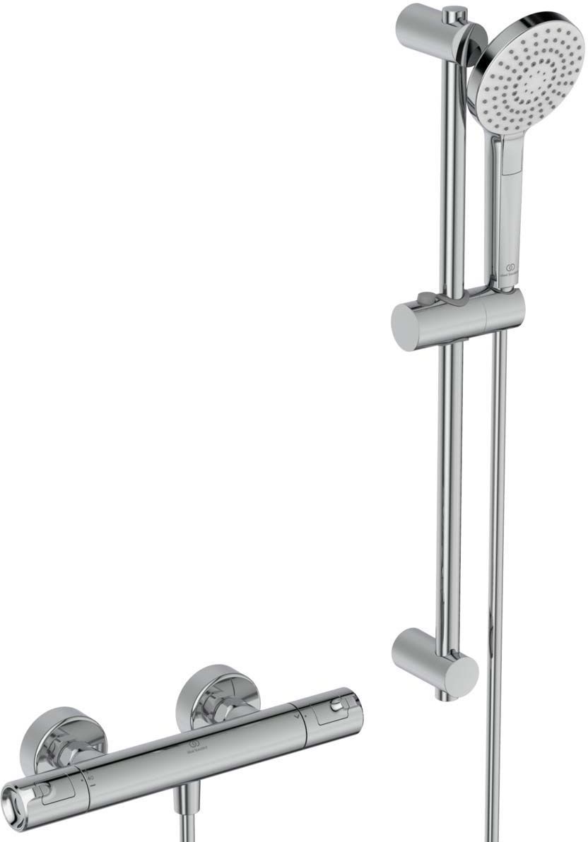 Ideal Standard Baterie dus ideal standard ceratherm, aparenta, termostat, coloana dus, crom, a7217aa