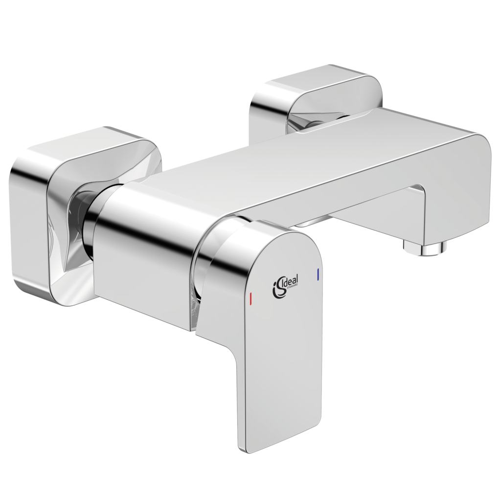Ideal Standard Baterie dus ideal standard edge a7120, 1/2'', aparenta, monocomanda, cartus ceramic, limitator, crom