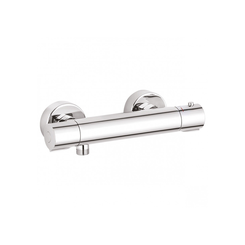 Kludi Baterie dus kludi basic 350020538, 1/2'', aparenta, termostat, dubla comanda, anti-oparire, crom
