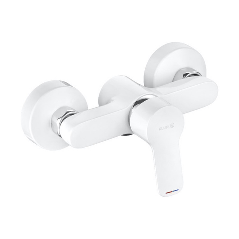Kludi Baterie dus kludi pure&easy 378419165, 1/2'', aparent, monocomanda, cartus ceramic, alb