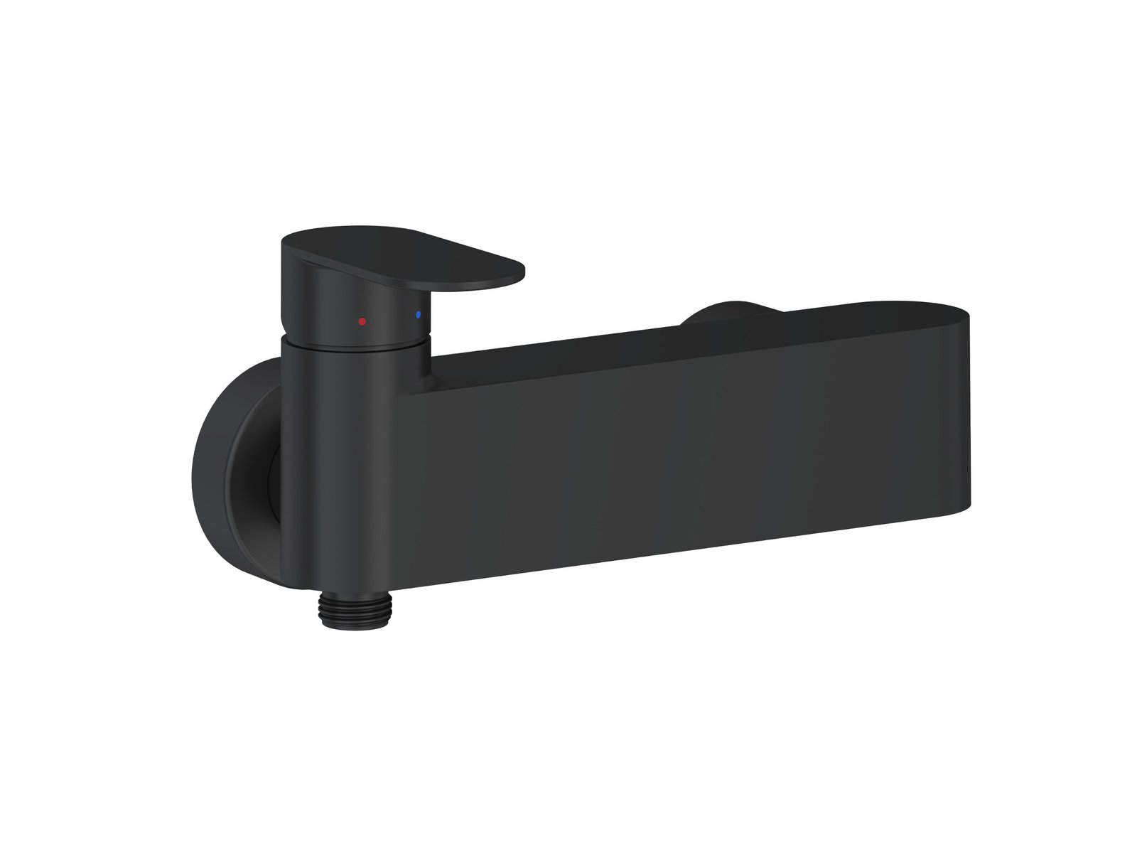 Ravak  Baterie dus ravak chrome ii, aparenta, mat, negru, x070464