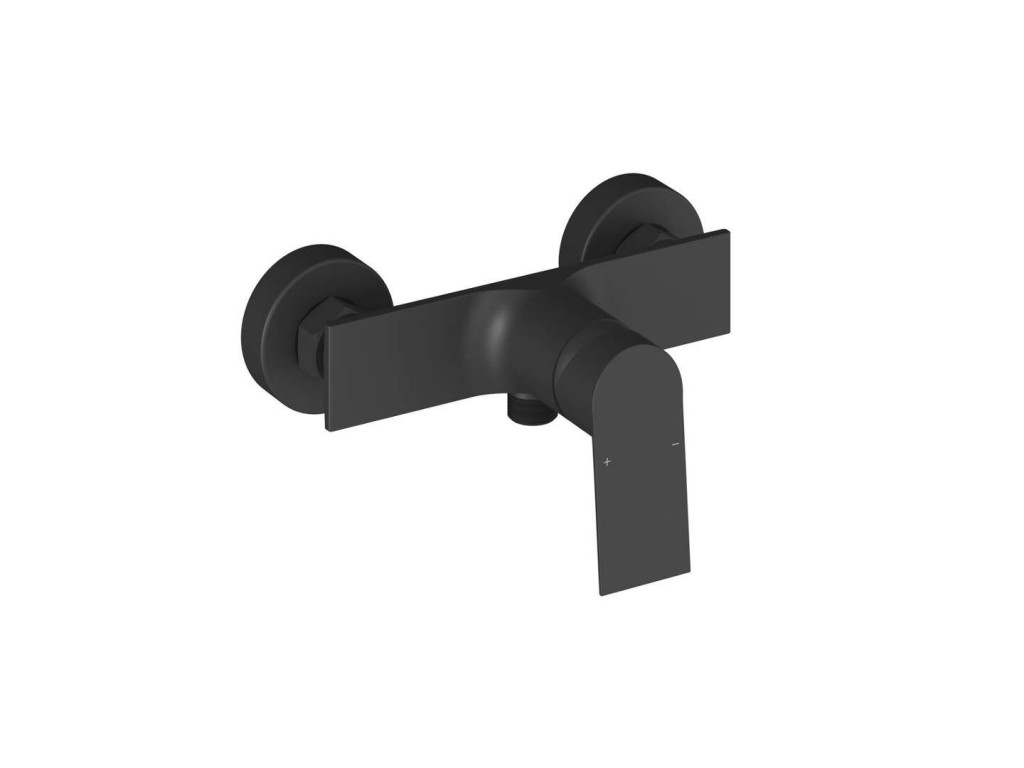 Ravak  Baterie dus ravak solar, aparenta, set dus, 3 functii, mat, negru, x07s108