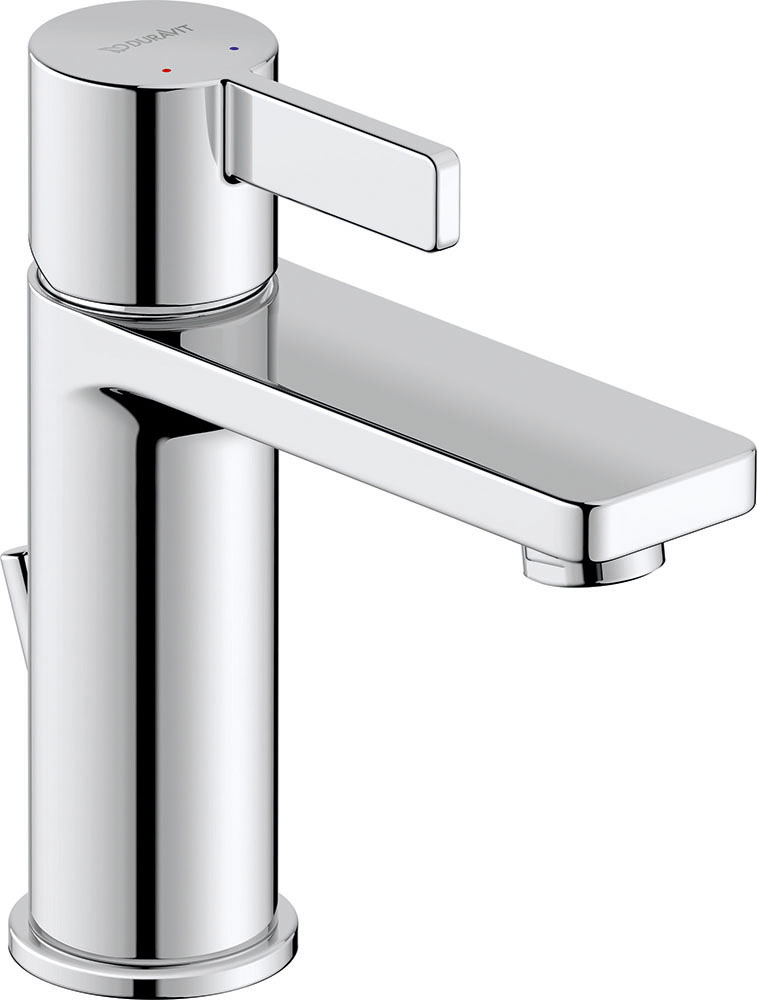 Duravit  Baterie lavoar duravit d-neo, m, 165 mm, ventil, crom, de1020001010