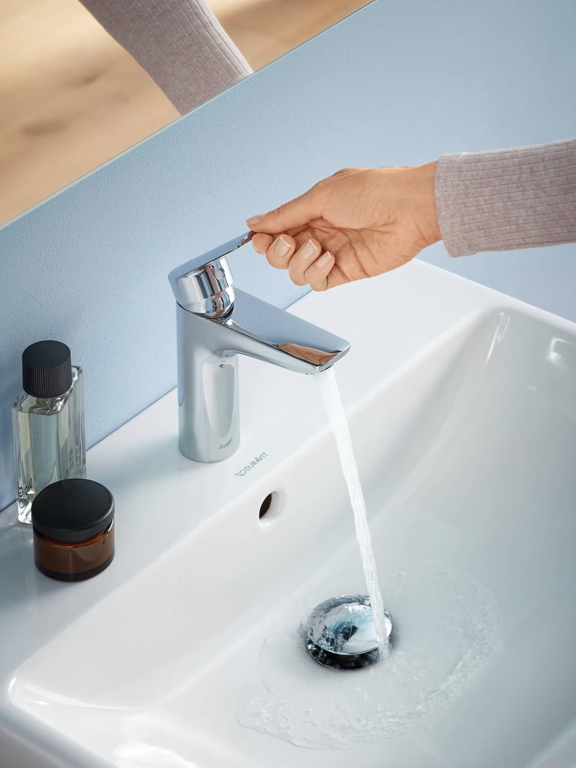 Baterie pentru lavoar Duravit N11020001010, lavoar DuraStyle, tip coma