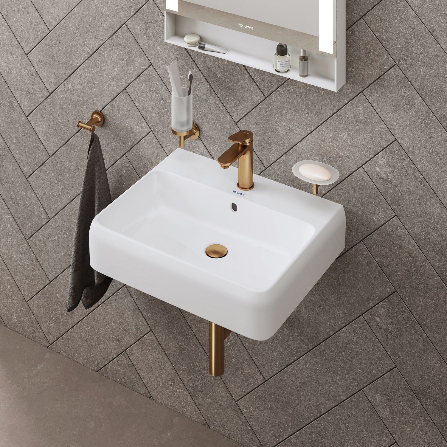 Baterie lavoar Duravit WA1020002004, Wave, tip comanda monocomanda, ma