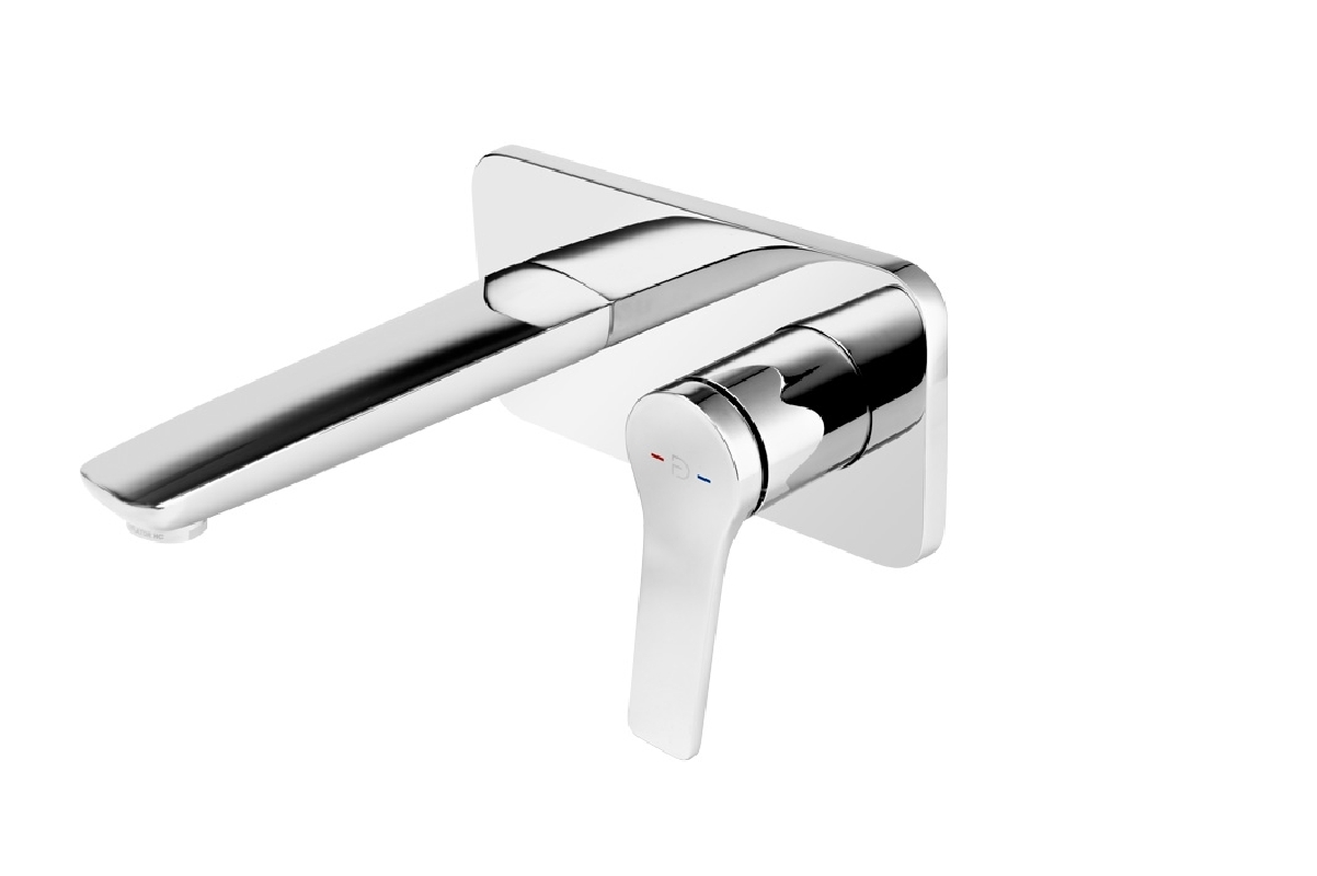 FDesign Baterie lavoar fdesign seppia fd1-spa-3pa-11, 1/2'', montare pe perete, marimea m, include valva, fara ventil, crom