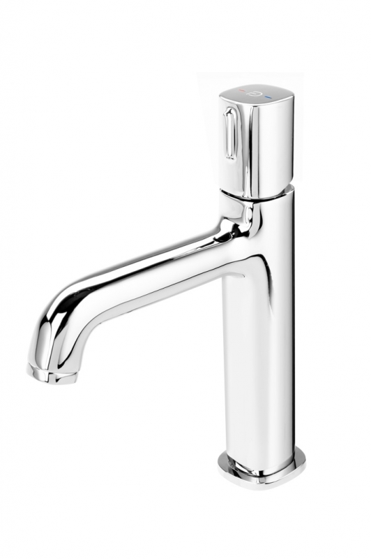 FDesign Baterie lavoar fdresign meandro fd1-mdr-2-11, 3/8'', marimea m, monocomanda, ventil push to open, crom