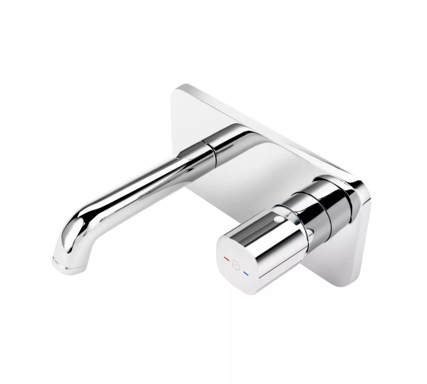 FDesign Baterie lavoar fdresign meandro fd1-mdr-3pa-11, 1/2'', montare pe perete, marimea m, include valva incastrata, crom