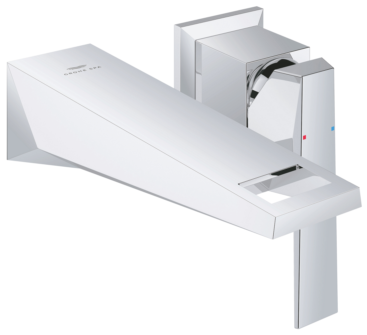 Grohe SPA Baterie lavoar grohe allure brilliant, pe perete, 161 mm, necesita valva, crom, 29402000
