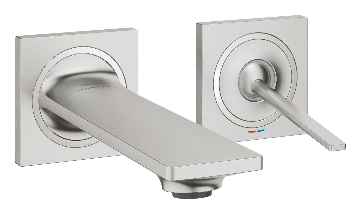 Grohe SPA Baterie lavoar grohe allure, pe perete, 154 mm, necesita valva, mat, otel satinat, 19309dc2
