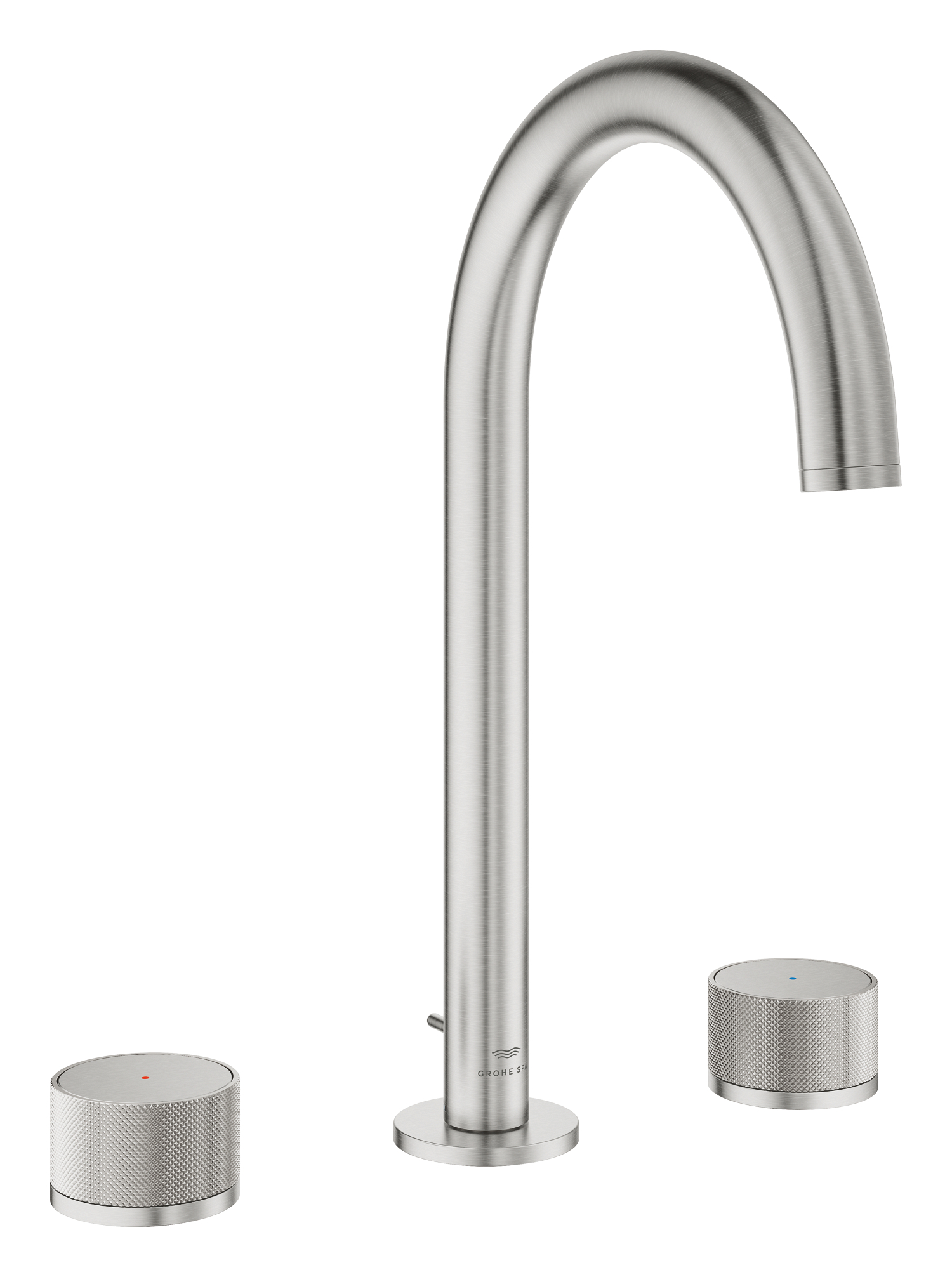 Grohe SPA Baterie lavoar grohe atrio private collection, l, 291 mm, ventil, mat, otel satinat, 20595dc0