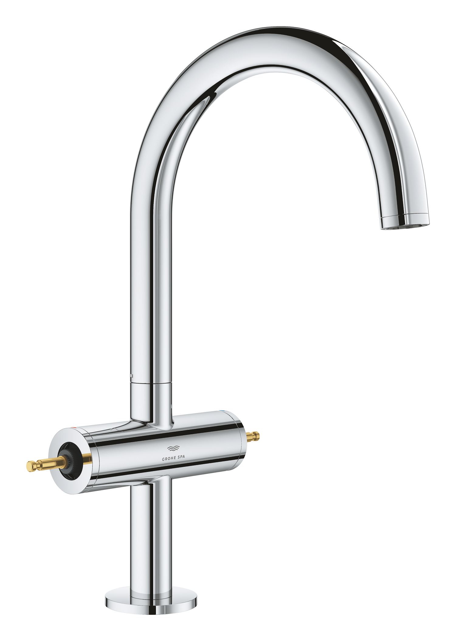Grohe SPA Baterie lavoar grohe atrio private collection, l, 303 mm, necesita maner, ventil, crom, 21134000