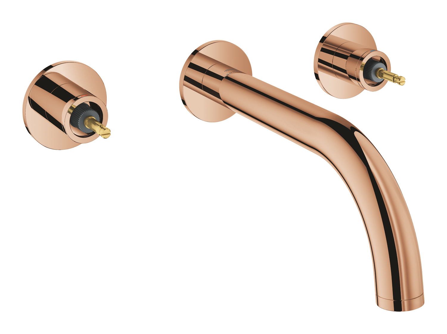 Grohe SPA Baterie lavoar grohe atrio private collection, pe perete, 200 mm, necesita valva/maner, lucios, cupru, 20587da0