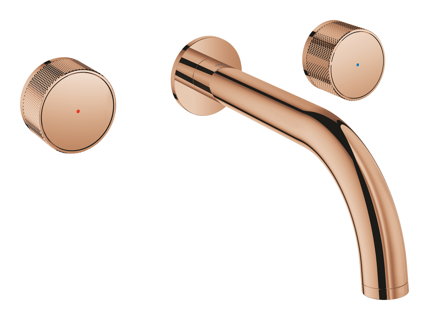Grohe SPA Baterie lavoar grohe atrio private collection, pe perete, 200 mm, necesita valva, lucios, cupru, 20589da0