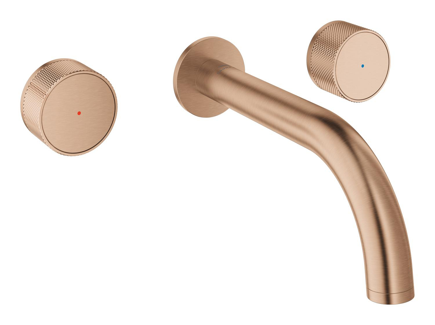 Grohe SPA Baterie lavoar grohe atrio private collection, pe perete, 200 mm, necesita valva, mat, cupru, 20589dl0