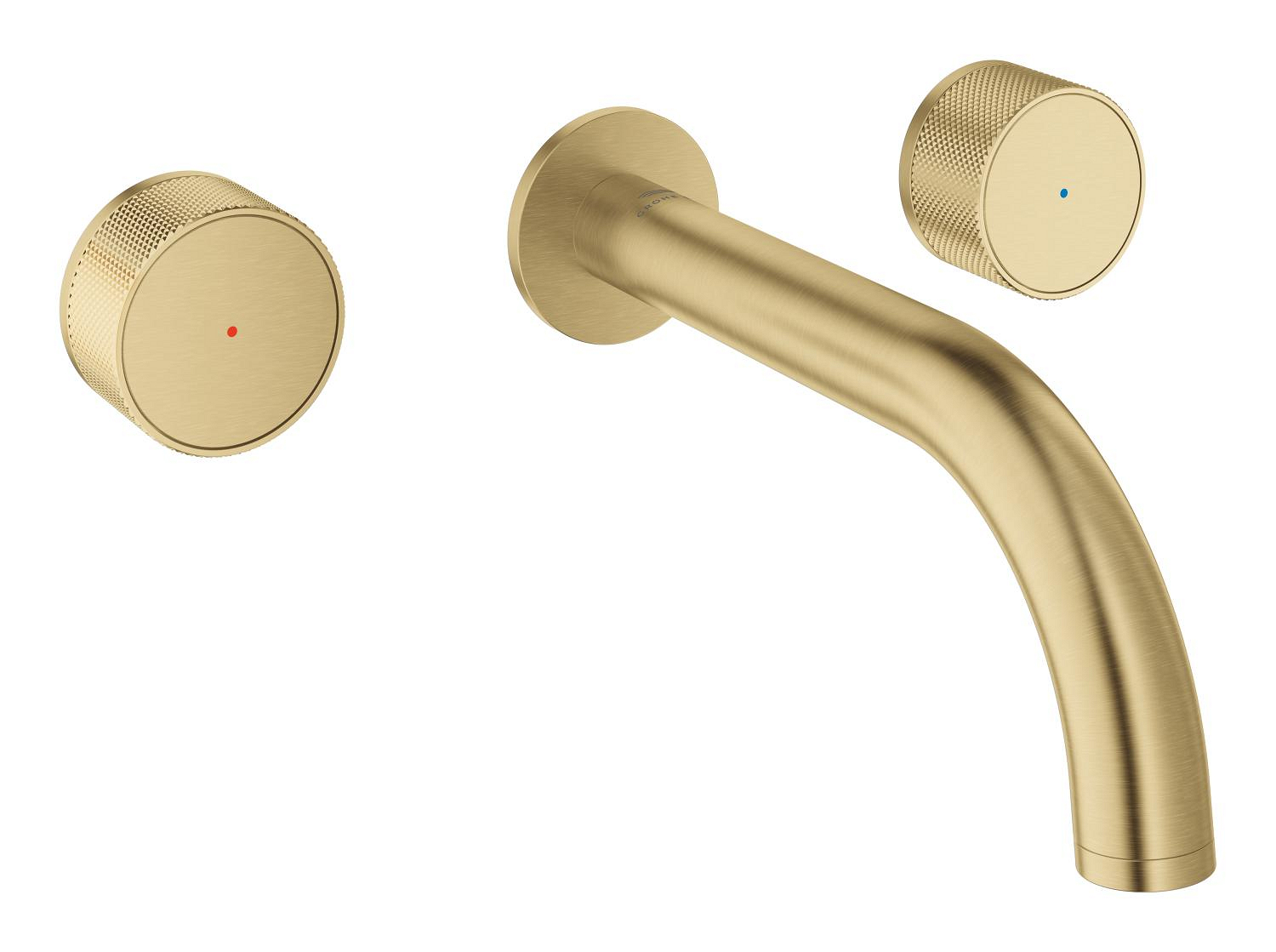 Grohe SPA Baterie lavoar grohe atrio private collection, pe perete, 200 mm, necesita valva, mat, auriu, 20589gn0