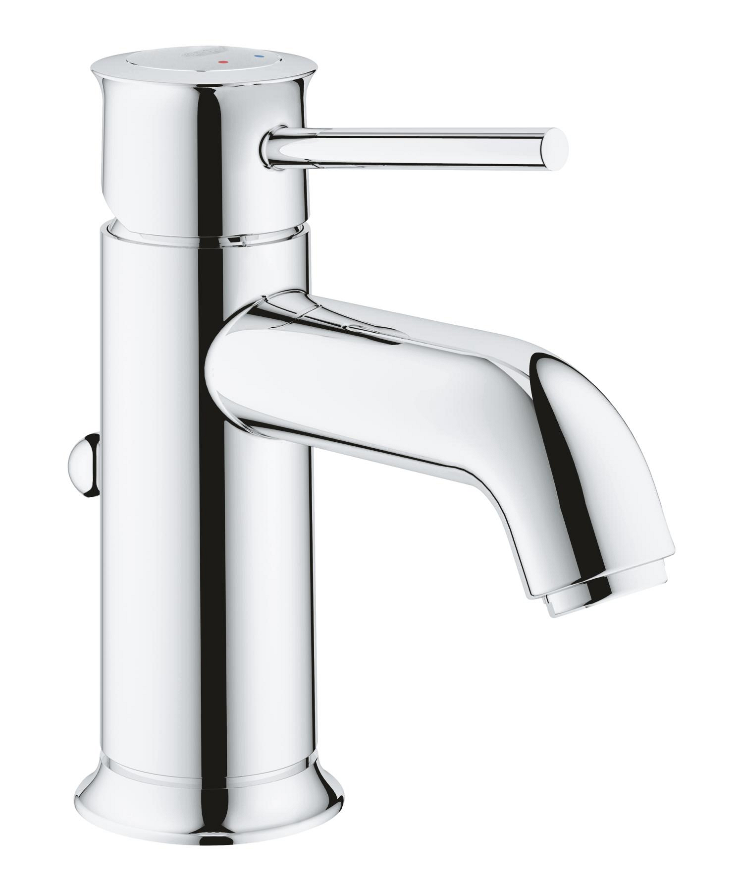 Grohe Baterie lavoar grohe bauclassic, s, 155 mm, ventil, crom, 32862000