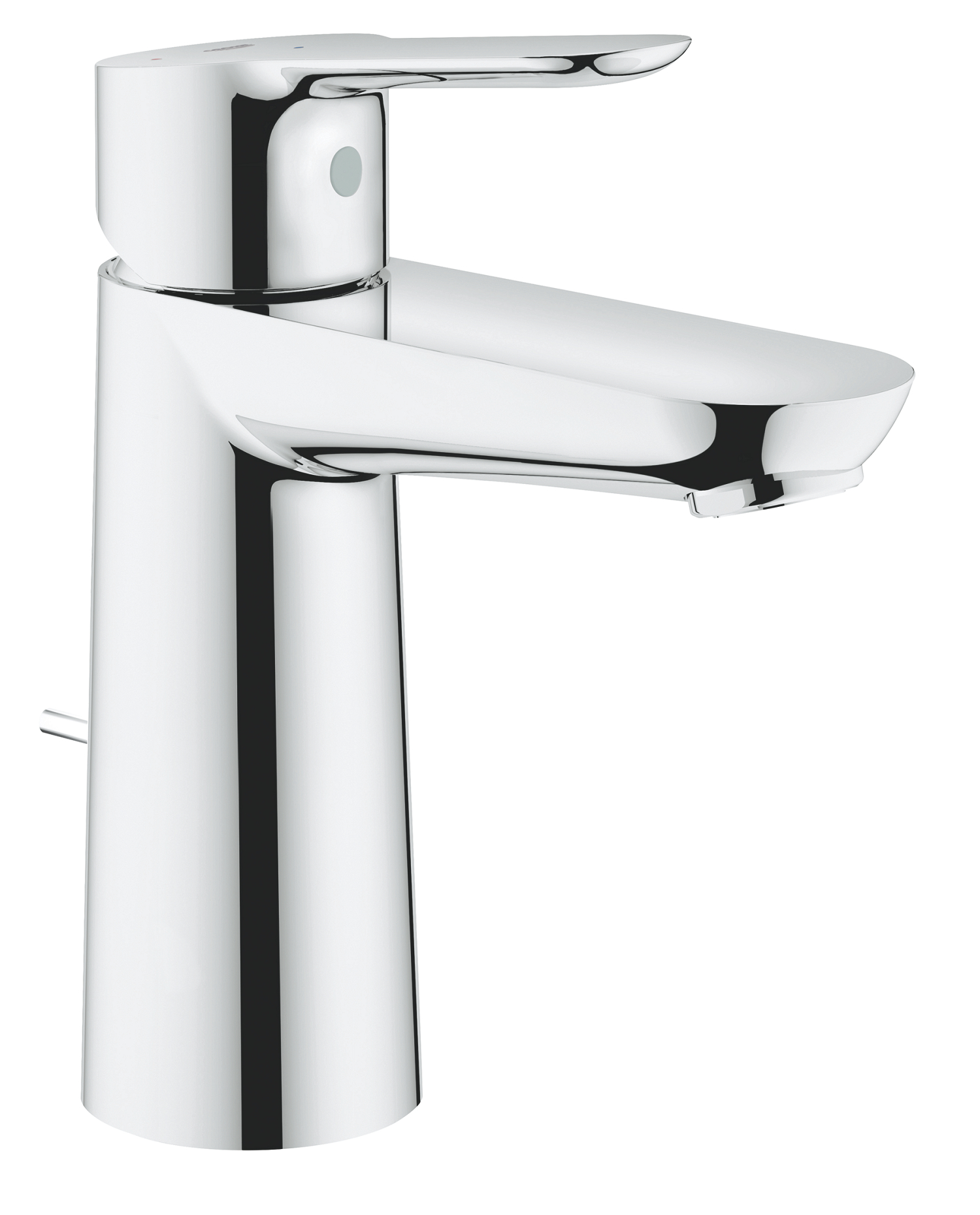 Grohe Baterie lavoar grohe bauedge 23759000, 3/8'', m, 168 mm, pornire rece, ventil, crom