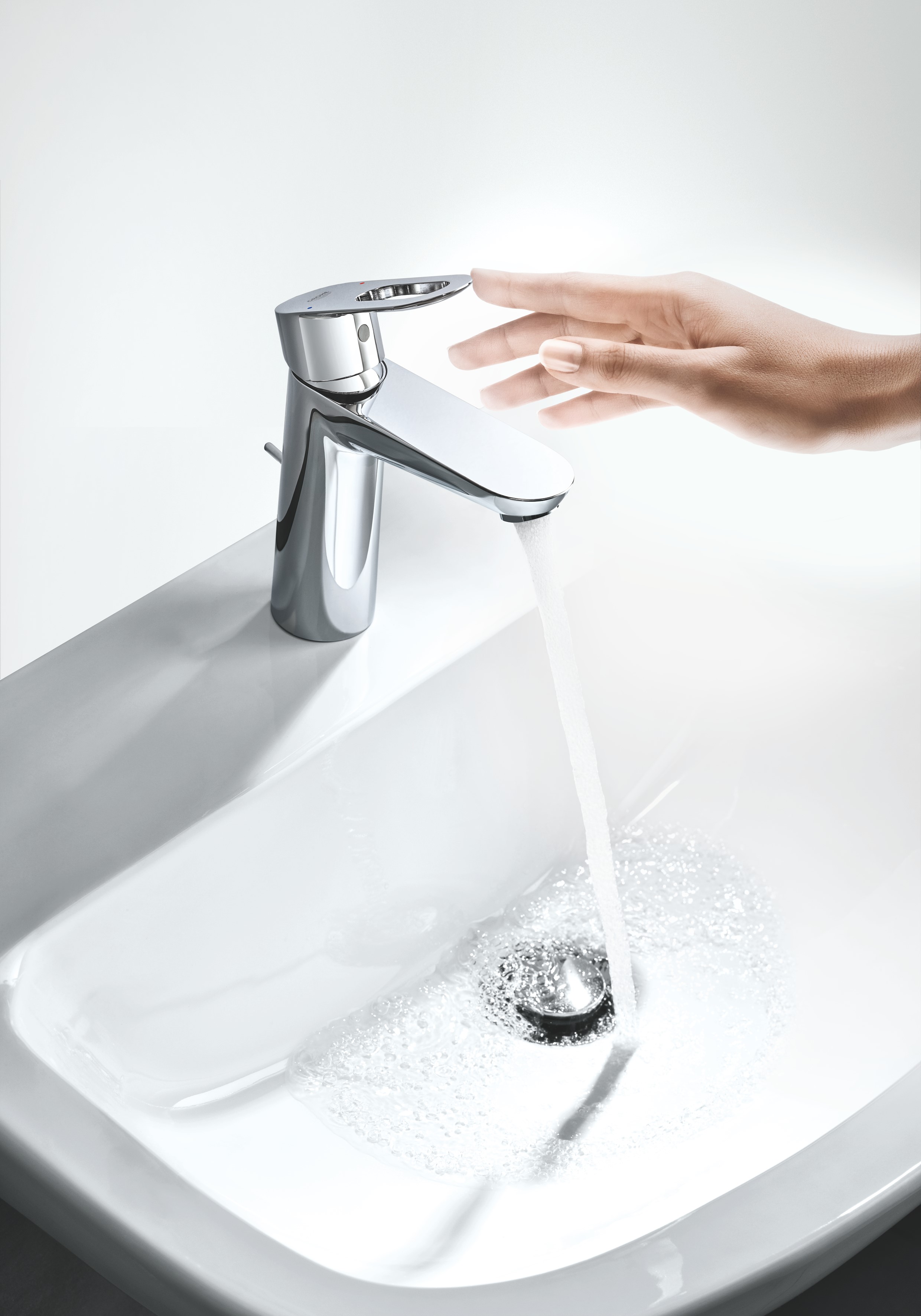 Baterie lavoar Grohe 23762000, Bauloop, tip comanda monocomanda, tip i