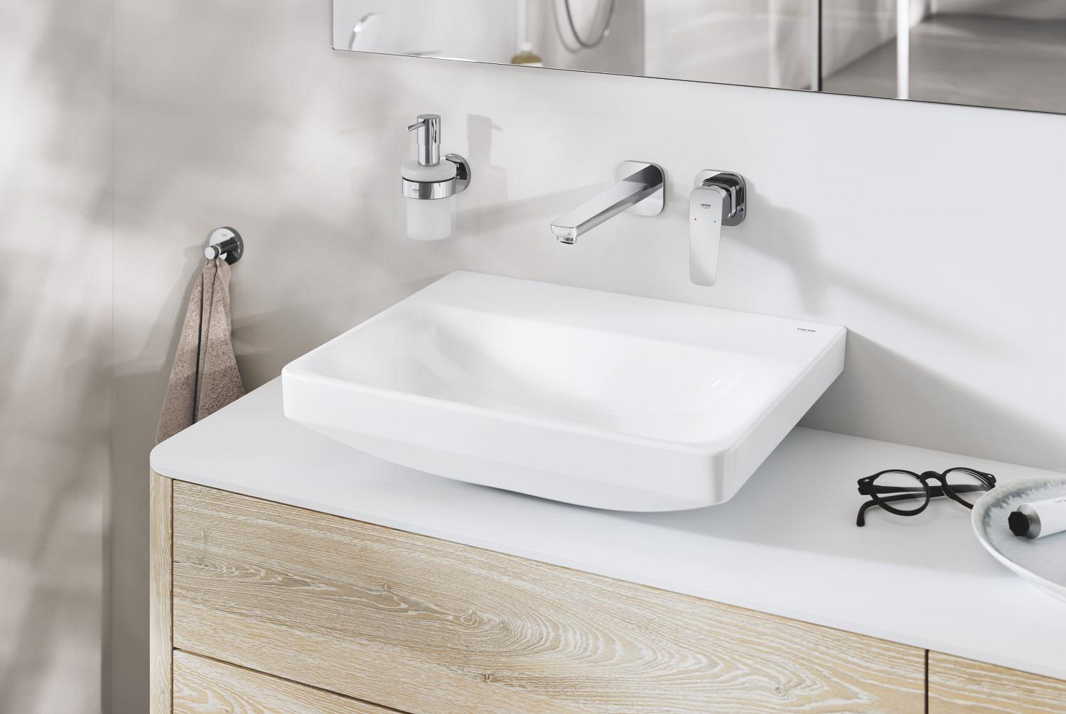 Baterie lavoar Grohe 1017890000, Cubeo, tip comanda monocomanda, marim