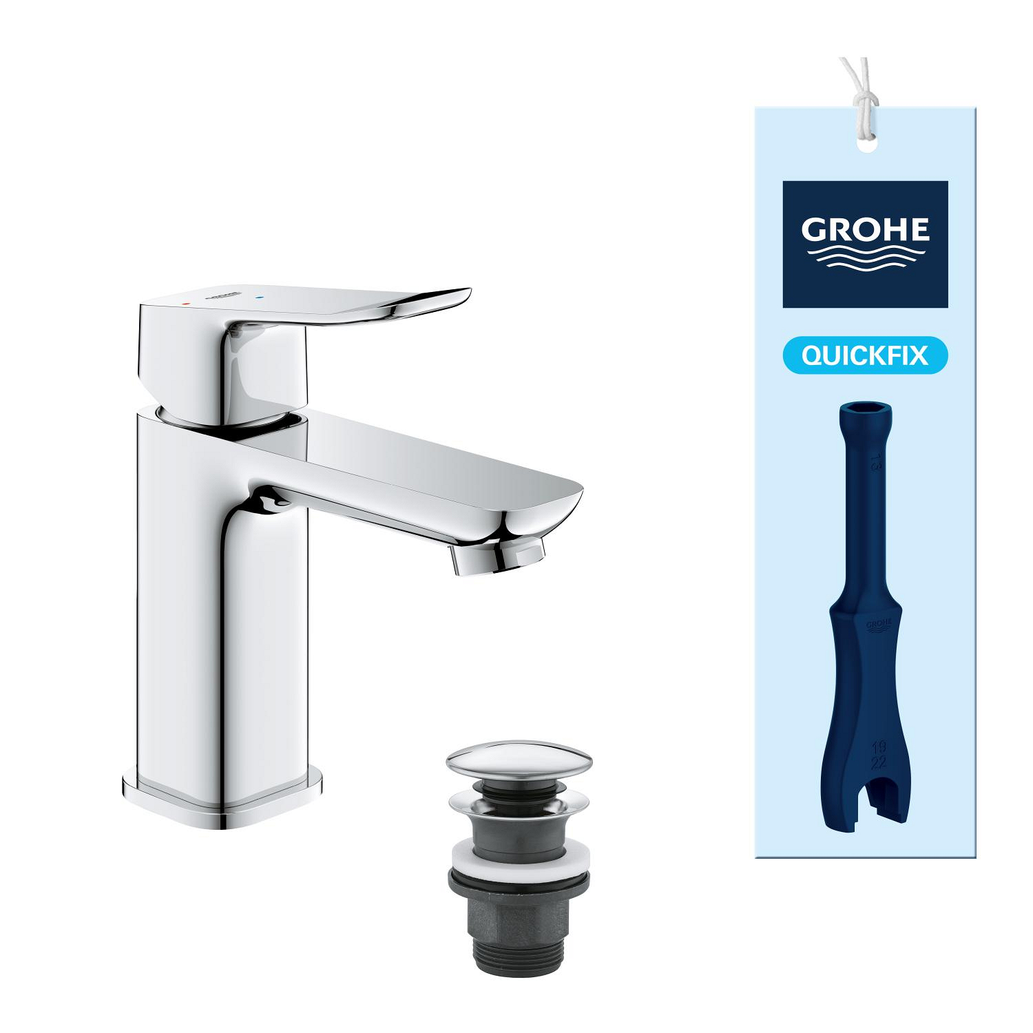 Baterie lavoar Grohe 1018600000, Dice, tip comanda monocomanda, marime