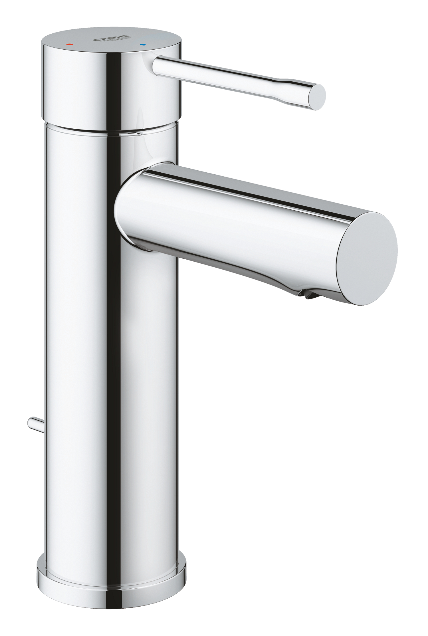Grohe Baterie lavoar grohe essence 24183001, 3/8'', m, 174 mm, pornire rece, ventil, crom