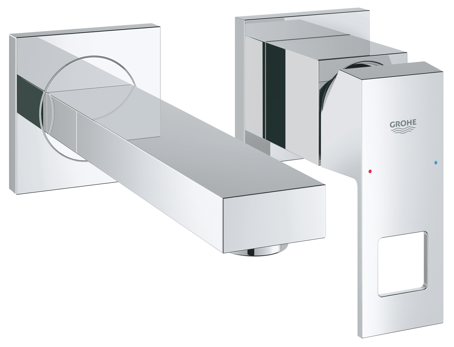 Grohe Baterie lavoar grohe eurocube 19895000, montare pe perete, monocomanda, 171 mm, necesita set fixare, crom