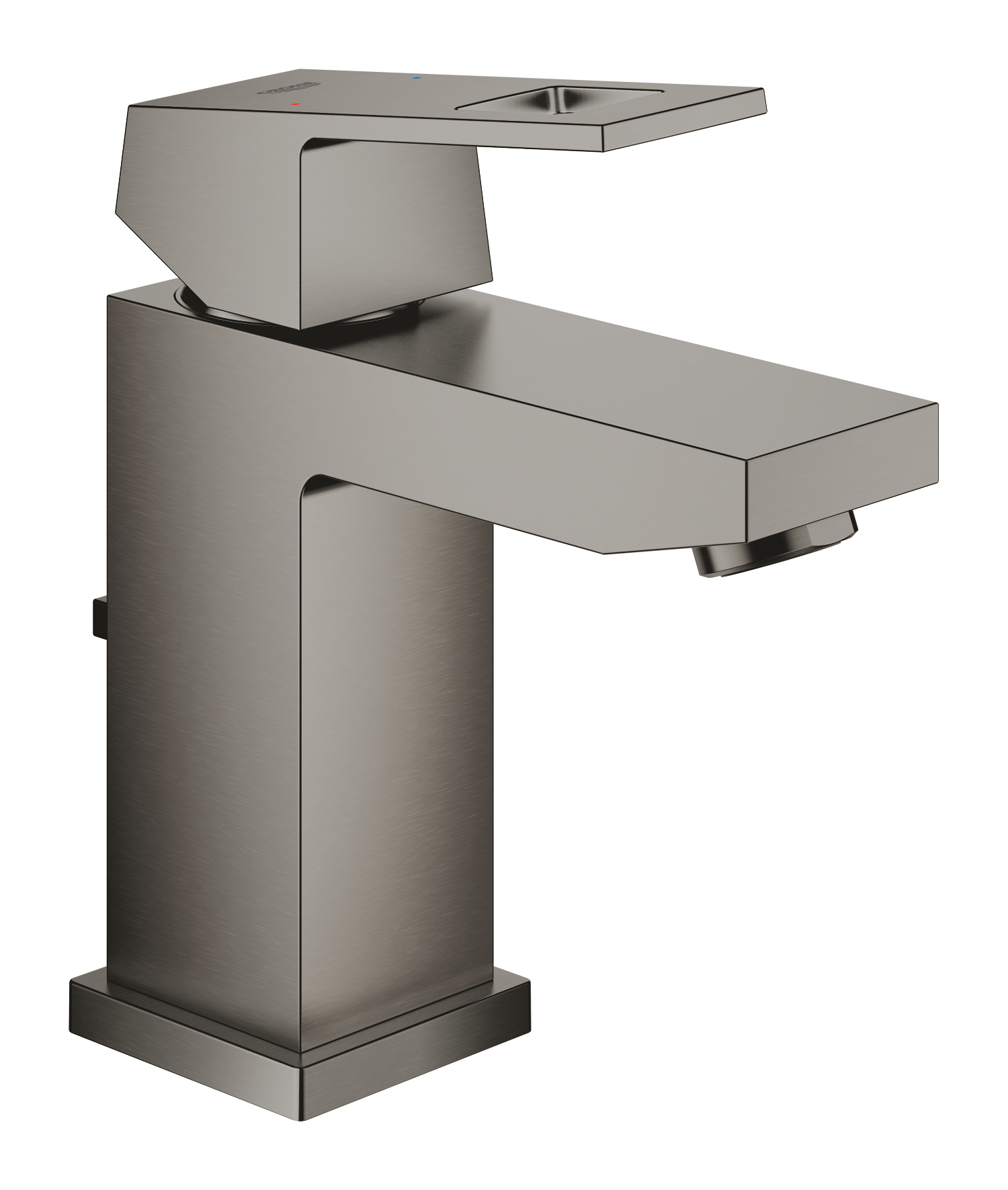 Grohe Baterie lavoar grohe eurocube 23127al0, 3/8'', marimea s, ventil cu tija, mat, grafit