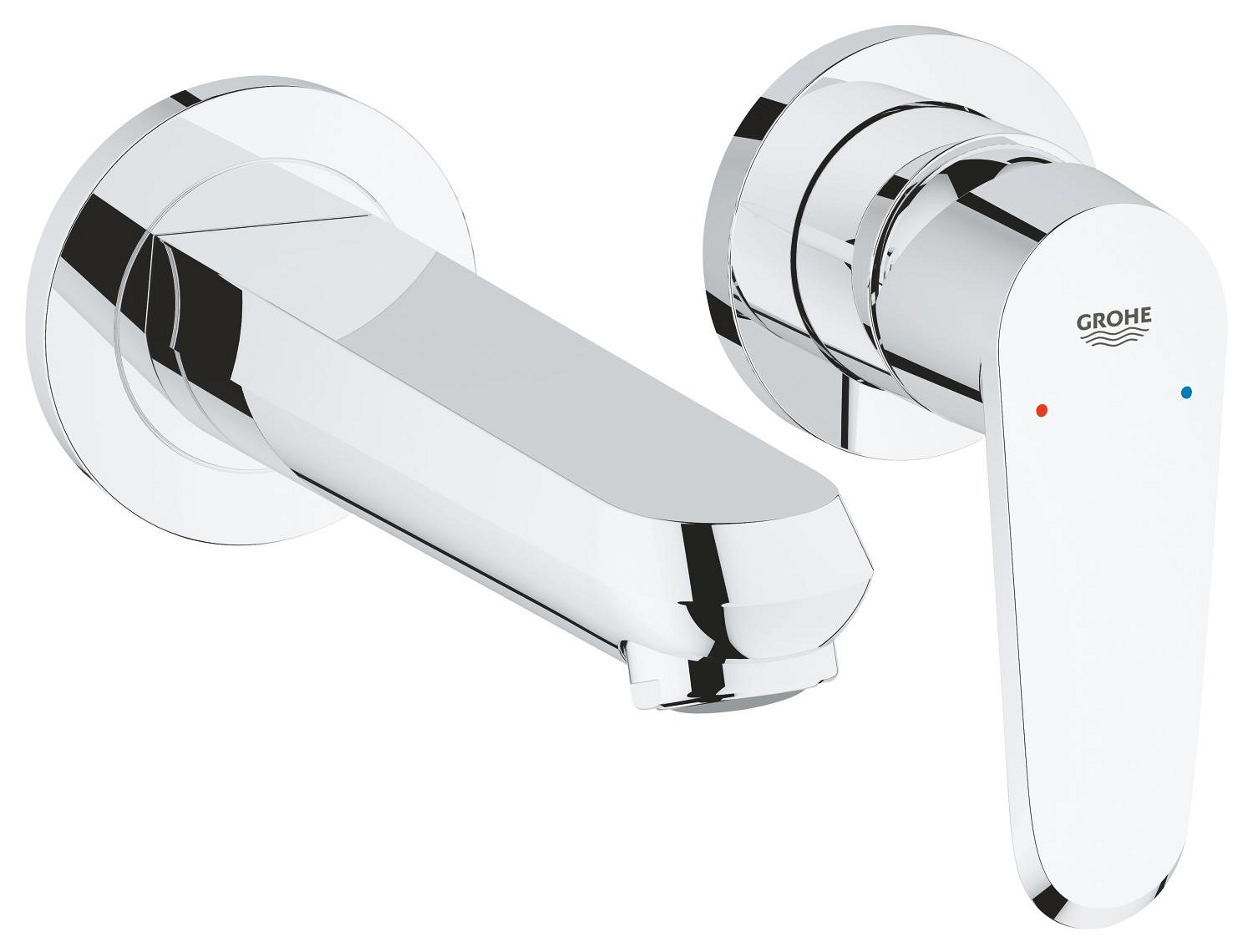 Grohe Baterie lavoar grohe eurodisc cosmo, pe perete, 170 mm, necesita valva, crom, 19573002