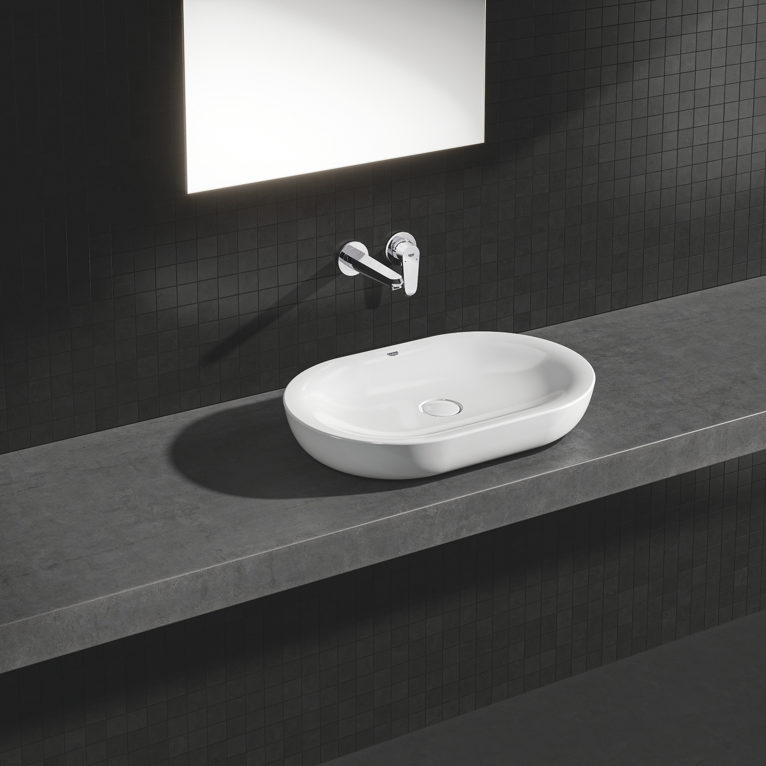 Baterie lavoar Grohe 19573002, Eurodisc Cosmo, tip comanda monocomanda
