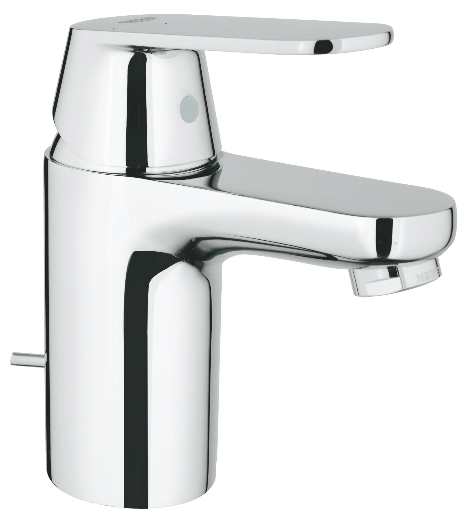 Grohe Baterie lavoar grohe eurosmart cosmopolitan 2337700e, 3/8'', m, 148 mm, pornire rece, ventil, crom