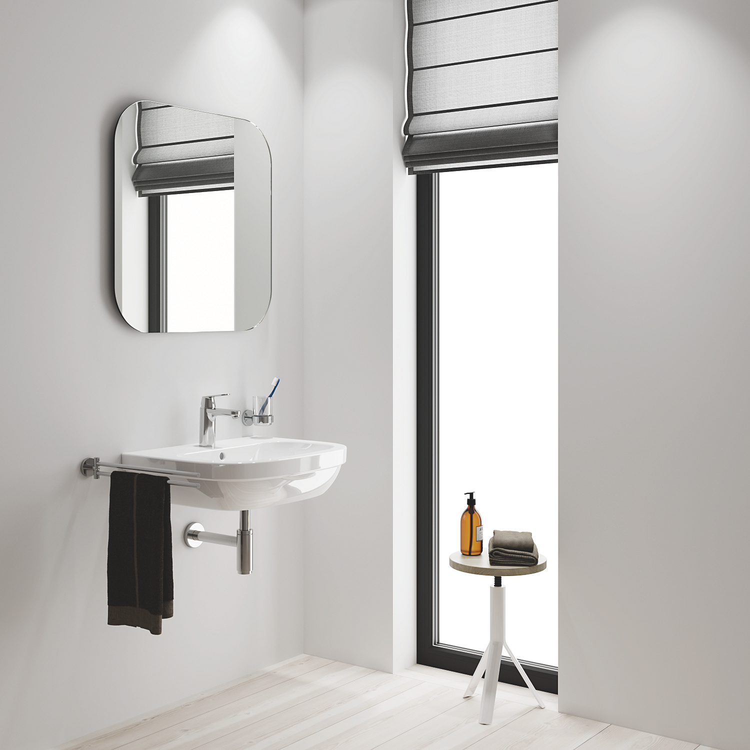 Baterie lavoar Grohe 23327000, Eurosmart Cosmopolitan, tip comanda mon
