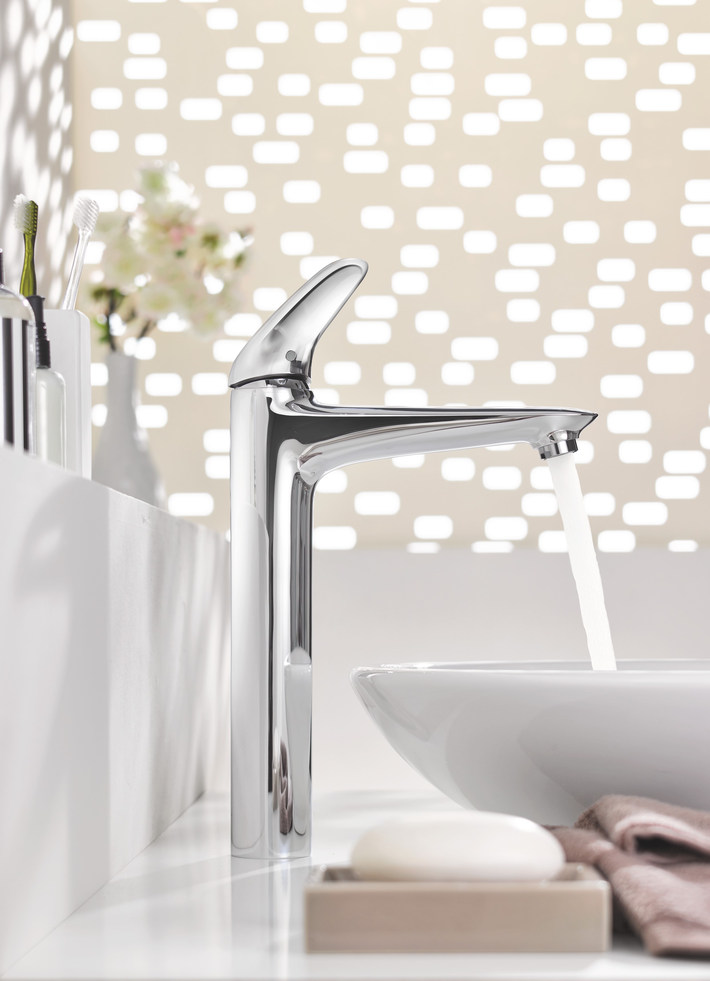 Baterie lavoar Grohe 23719003, 35 mm, 5.7 l/min, 1 bar, 334 mm, 175 mm, 2.25 kg, 370 mm, 1 orificii instalare, Crom
