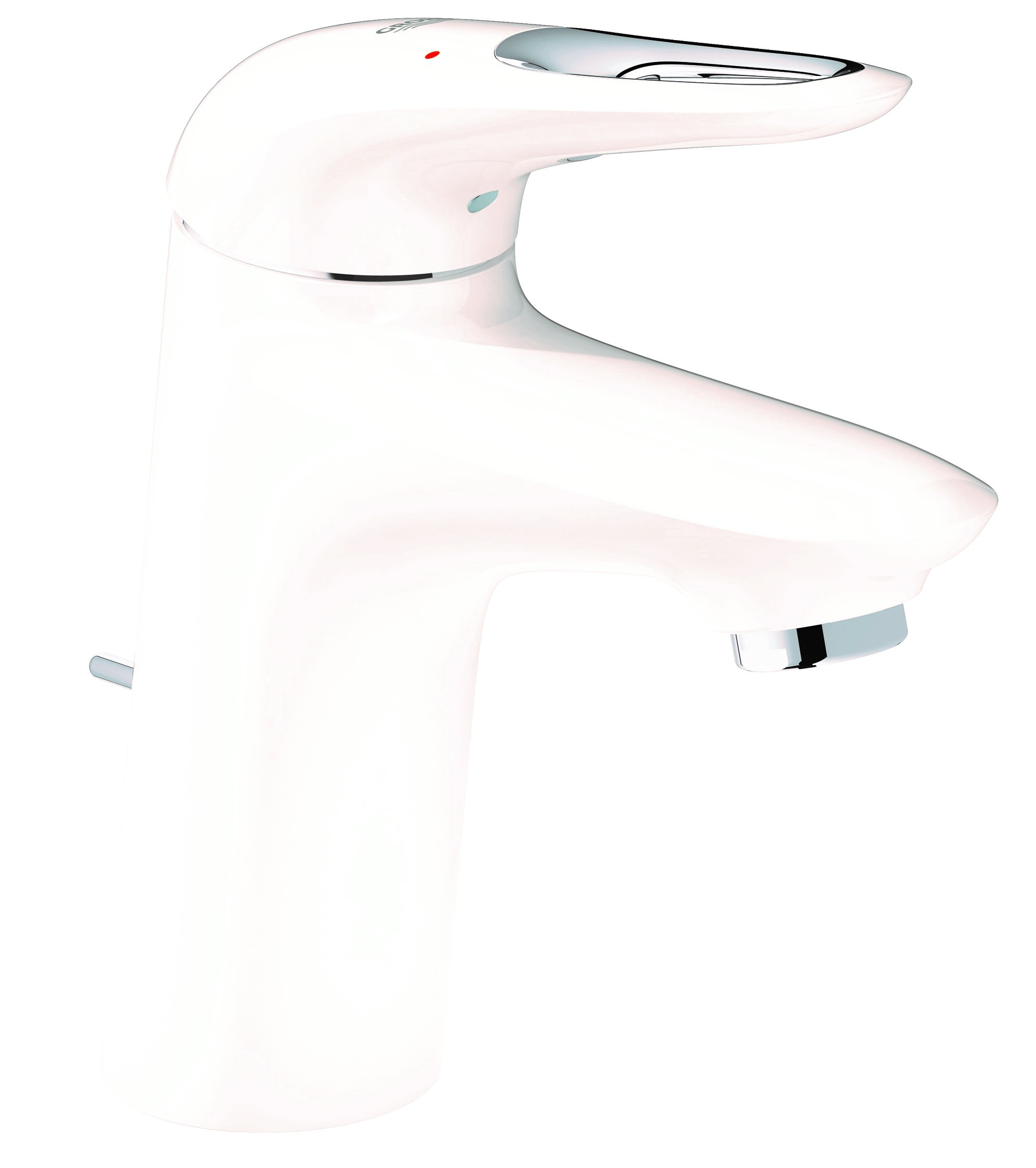 Grohe Baterie lavoar grohe eurostyle 33558ls3 marimea s, 3/8'', ventil cu tija, alb