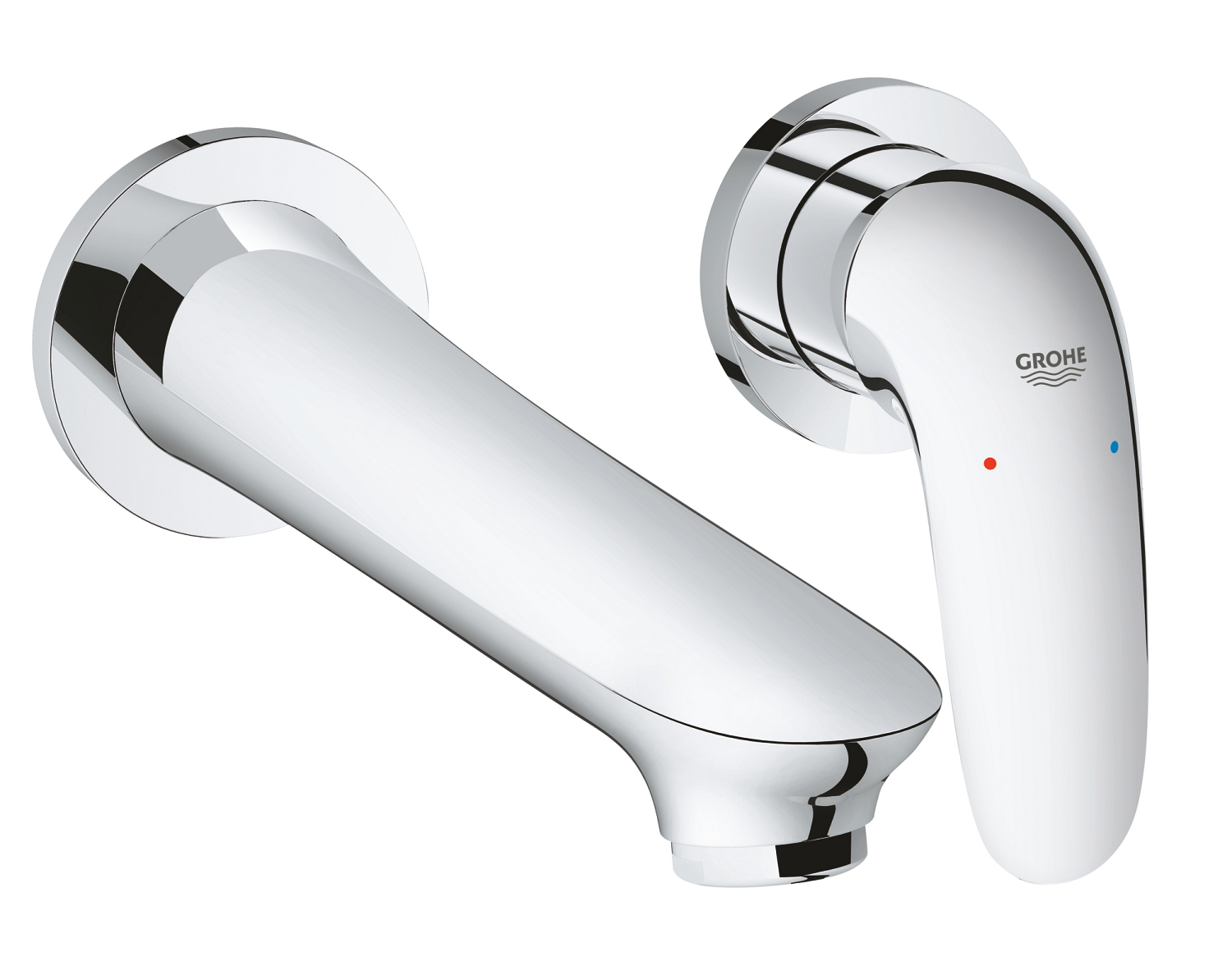 Grohe Baterie lavoar grohe eurostyle, pe perete, 203 mm, necesita valva, crom, 29097003