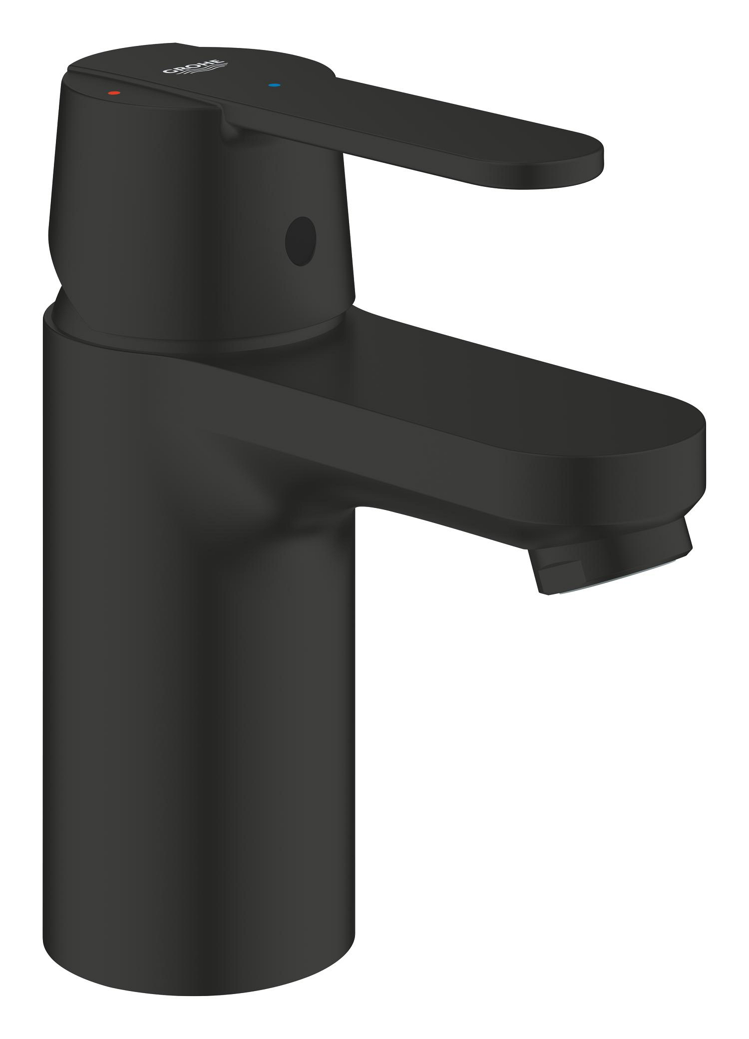 Baterie lavoar Grohe 235862430, 35 mm, 2.5 l/min, 0.7 bar, 34 mm, 140 mm, 92 mm, 370 mm, 1 orificii instalare, Negru
