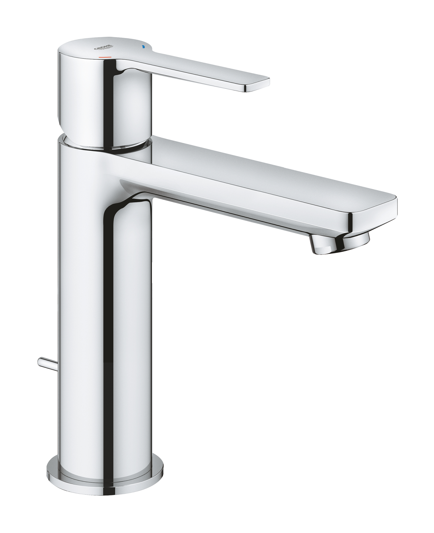 Grohe Baterie lavoar grohe lineare 32114001, 3/8'', marimea s, monocomanda, cartus ceramic, evacuare cu tija, crom