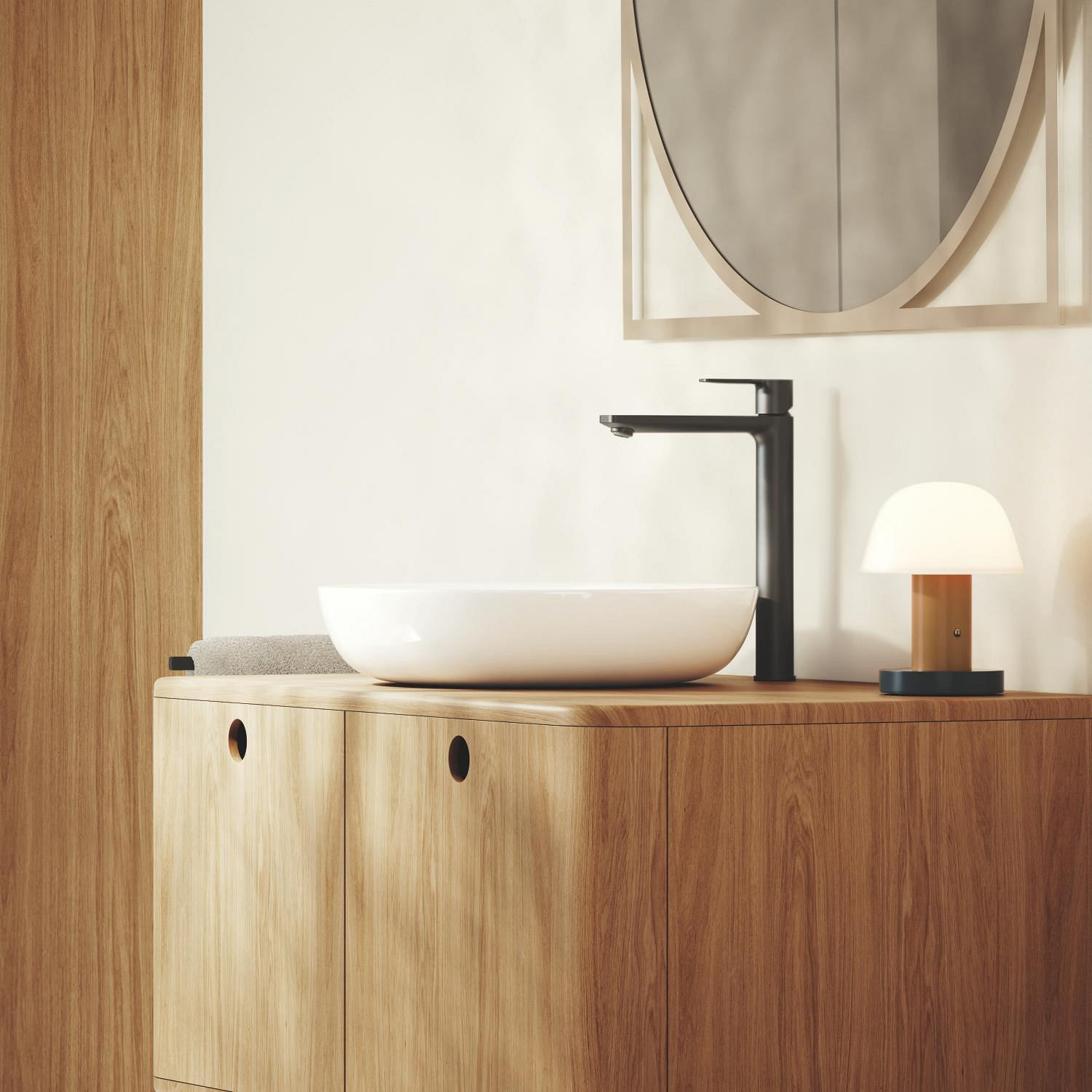Baterie lavoar Grohe 234052431, Lineare, tip comanda monocomanda, mari