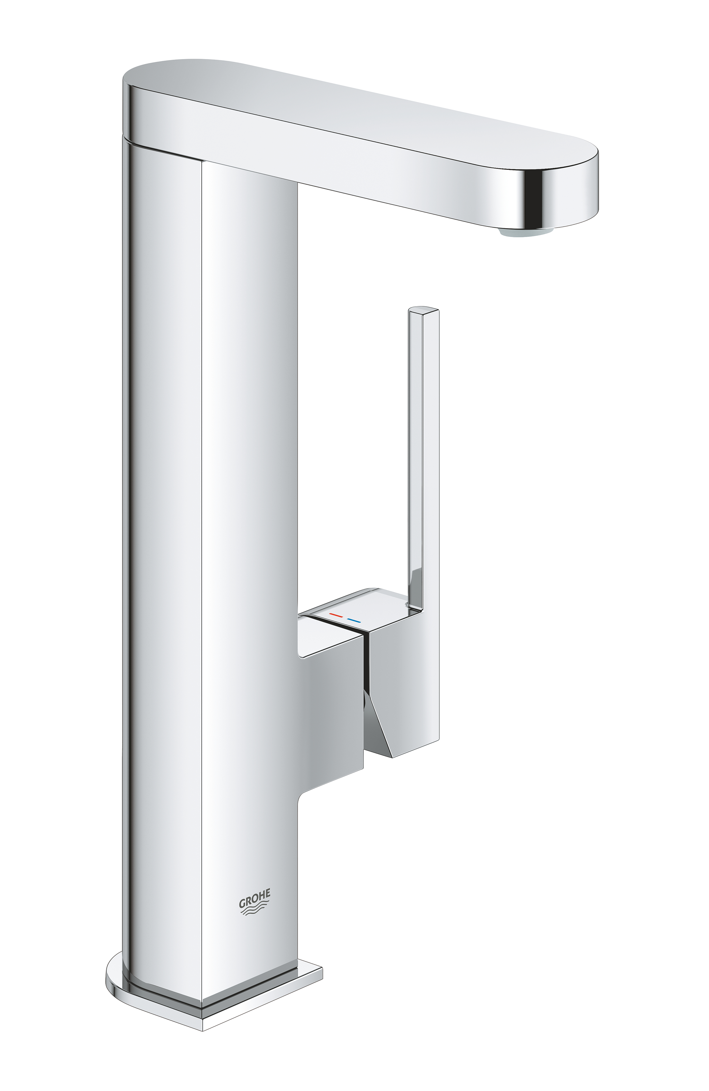 Grohe Baterie lavoar grohe plus 23873003, 3/8'', marimea l, pivotanta, evacuare push, crom