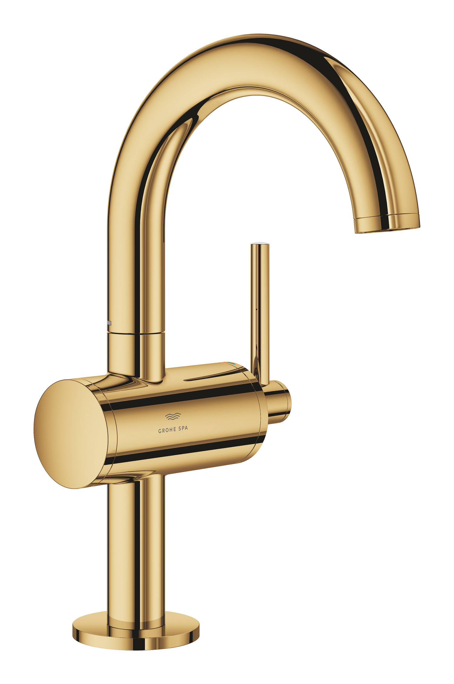Grohe SPA Baterie lavoar grohe spa atrio, m, 234 mm, ventil, lucios, auriu, 24363gl0