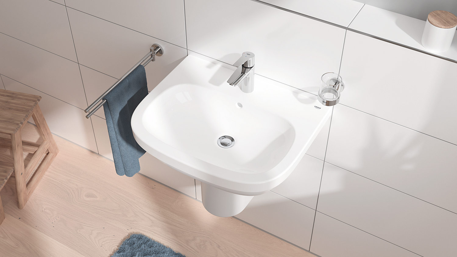 Baterie lavoar Grohe 23551002, Start, tip comanda monocomanda, tip ins