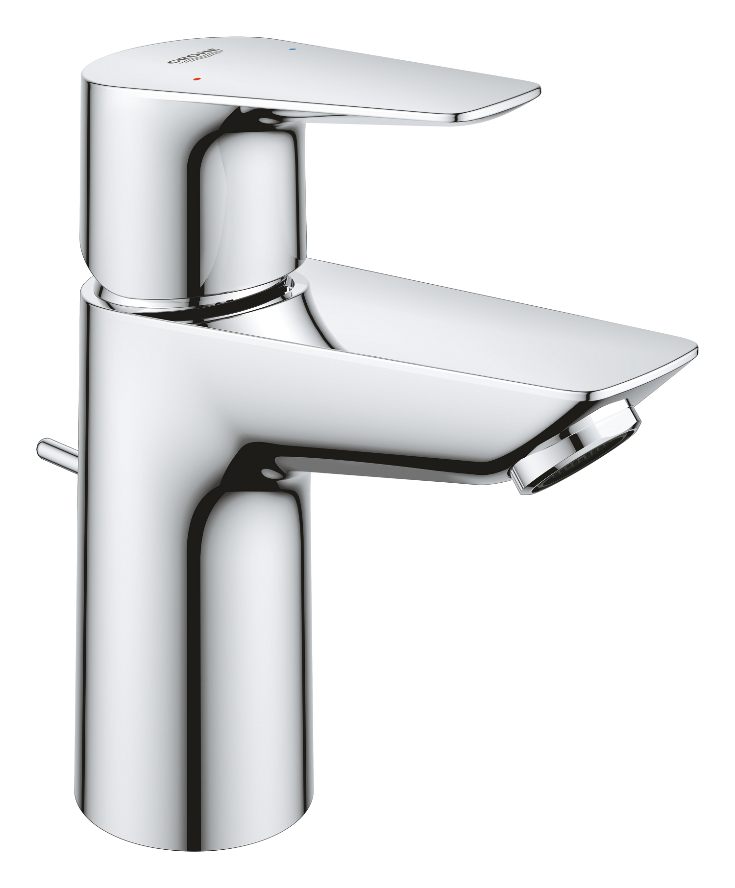 Grohe Baterie lavoar grohe start edge 24196001, 3/8'', h 147 mm, ventil, crom