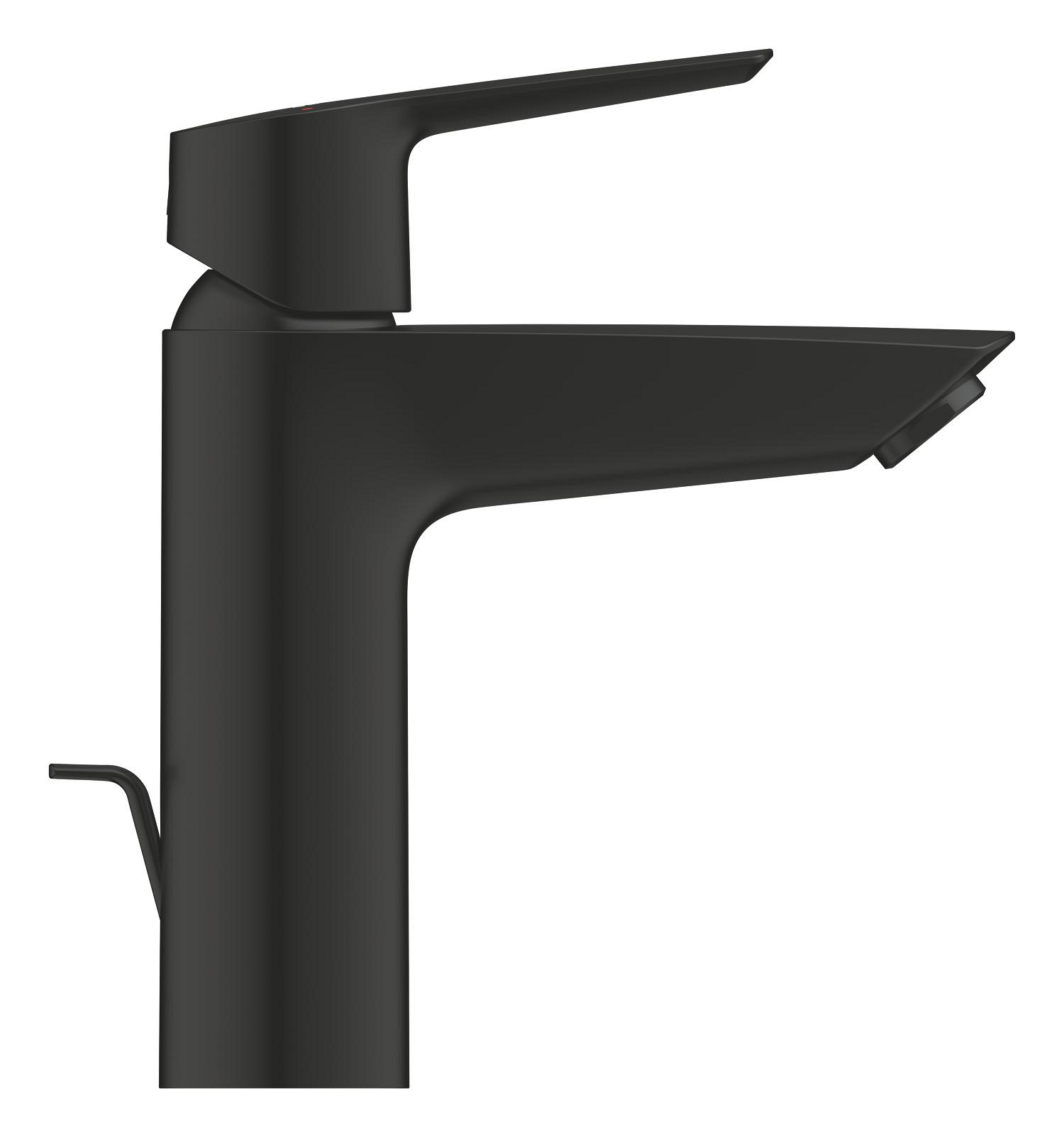 Baterie lavoar Grohe 235522432, 28 mm, 5.7 l/min, 0.6 bar, 35 mm, 192 mm, 121 mm, 365 mm, 1 orificii instalare, Negru