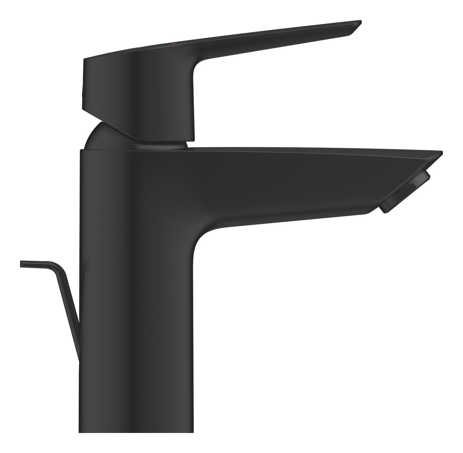Baterie lavoar Grohe 242092432, 28 mm, 5.7 l/min, 0.6 bar, 35 mm, 165 mm, 109 mm, 395 mm, 1 orificii instalare, Negru