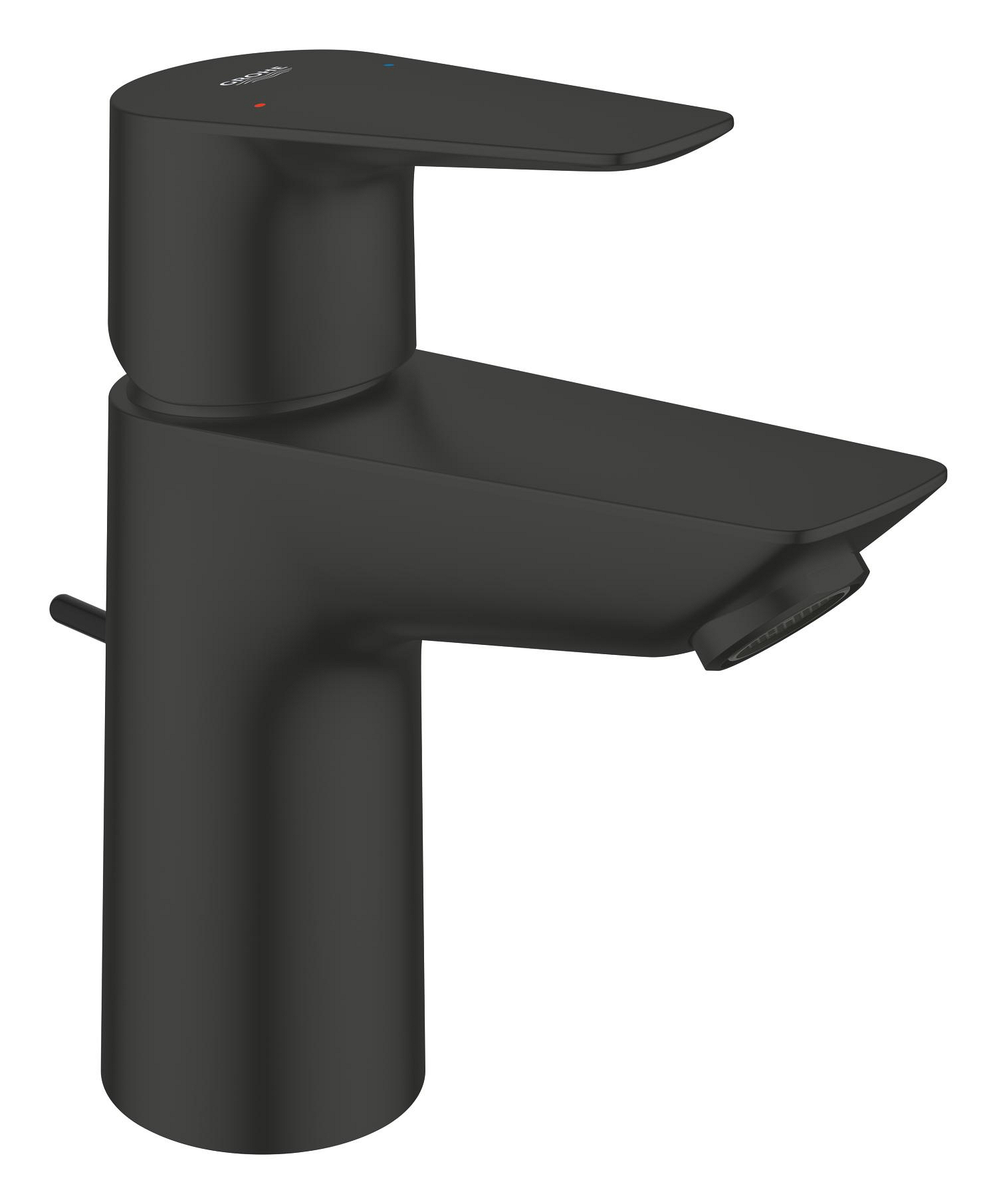 Baterie lavoar Grohe 233422431, 28 mm, 5 l/min, 0.7 bar, 34 mm, 147 mm, 93 mm, 395 mm, 1 orificii instalare, Negru