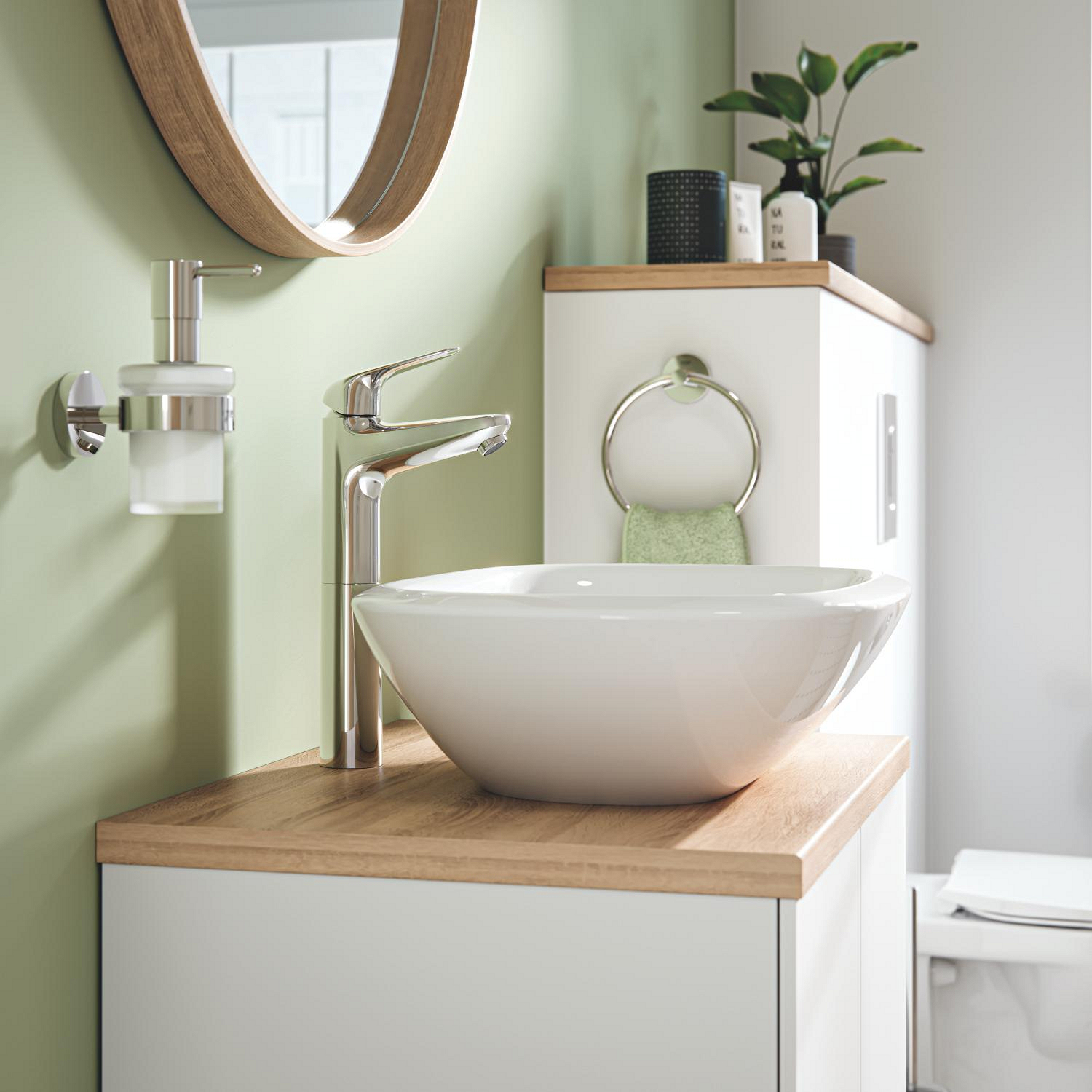 Grohe Baterie lavoar grohe swift, xl, 319 mm, ventil, crom, 24331001