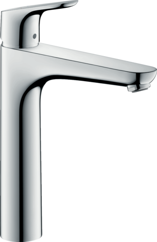 Hansgrohe Baterie lavoar hansgrohe focus 190 31518000, 3/8'', marimea l, monocomanda, limitator, crom