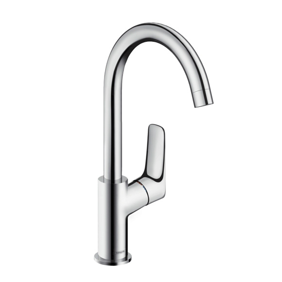 Hansgrohe Baterie lavoar hansgrohe logis 210 71131000, 3/8'', marimea l, monocomanda, pivotanta, fara ventil, crom