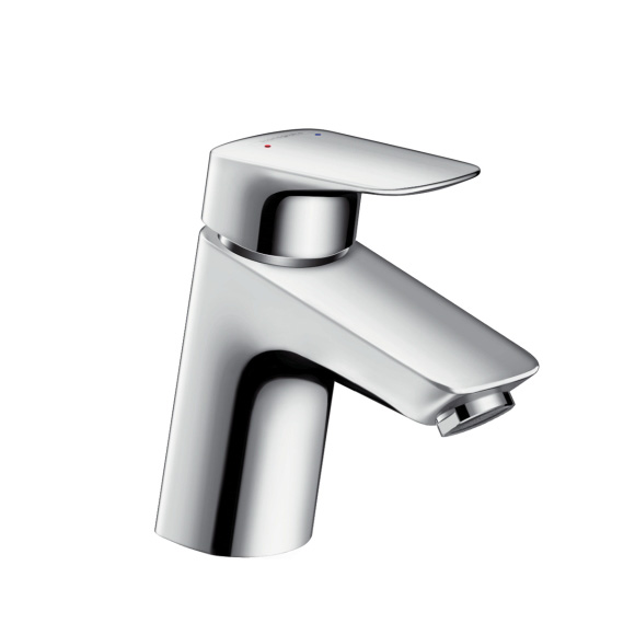 Hansgrohe Baterie lavoar hansgrohe logis 70 71077000, 3/8'', marimea m, monocomanda, ventil push to open, crom