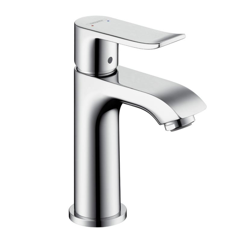 Hansgrohe Baterie lavoar hansgrohe metris 31186000, 3/8'', marimea m, monocomanda, cartus ceramic, fara ventil, crom
